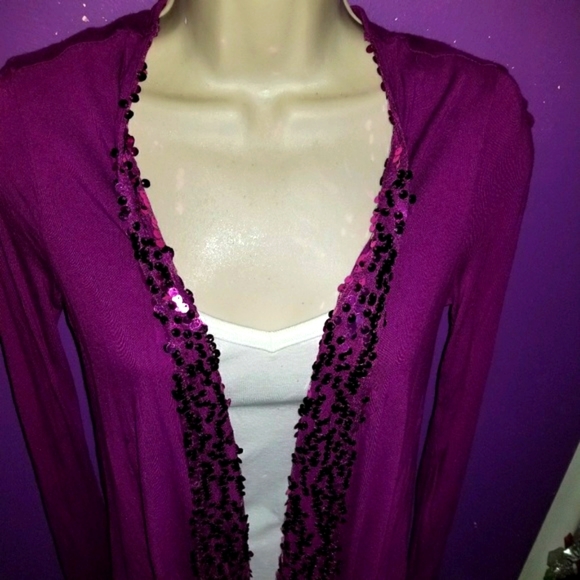 DRAPED CARDIGAN - Picture 6 of 8